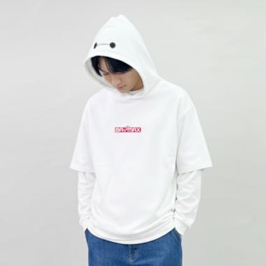 【DISNEY】BAYMAX_フード付き半袖ビッグTシャツ