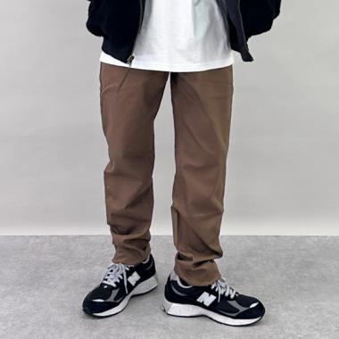 綿ポリストレッチツイル・スリムパンツ