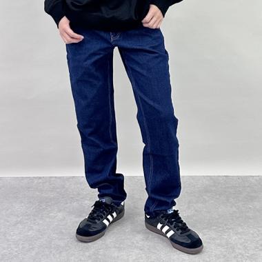 裏起毛ストレッチデニム・スリムパンツ