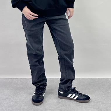 裏起毛ストレッチデニム・スリムパンツ