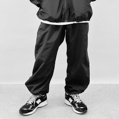 ナイロン起毛裏地つきジョガーパンツ