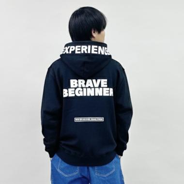 【毛玉になりにくい】フードプリントパーカー