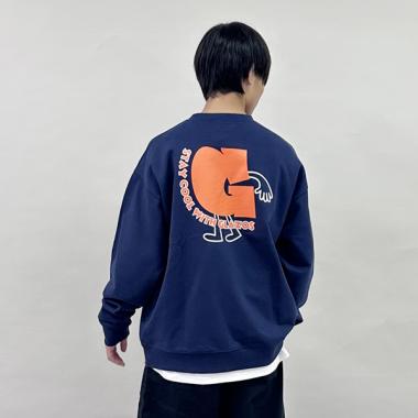【GLSW.】ヘビーウエイト裏毛・アソートバックプリントトレーナー