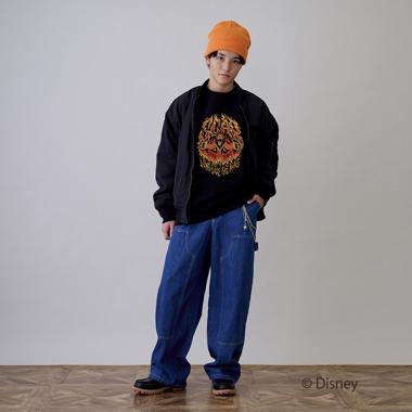 【GLSW.】【DISNEY VILLAINS】裏起毛アソートプリントトレーナー