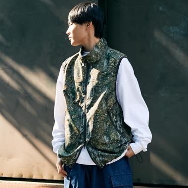 【GLSW.】【撥水】ZIP UPベスト