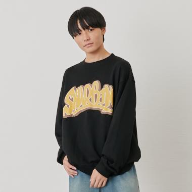 グラフィティプリントトレーナー