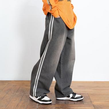 デニムロングパンツ