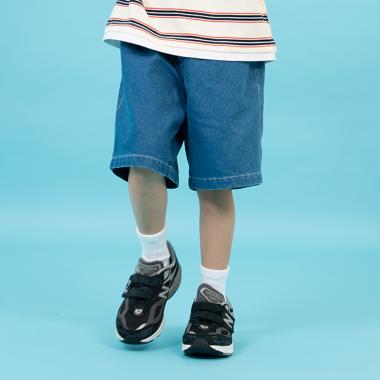 【SKIT0LY】冷感デニム・イージーハーフパンツ