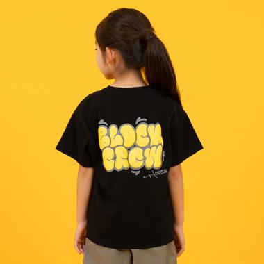 【SKIT0LY】【接触冷感】ハイクールコットン・発泡プリント半袖Tシャツ