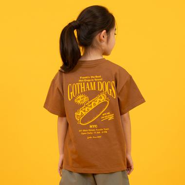 【SKIT0LY】【接触冷感】ハイクールコットン・ジャンクフードプリント半袖Tシャツ