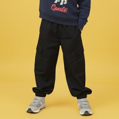 【SKIT0LY】ナイロン起毛裏地つきカーゴパンツ