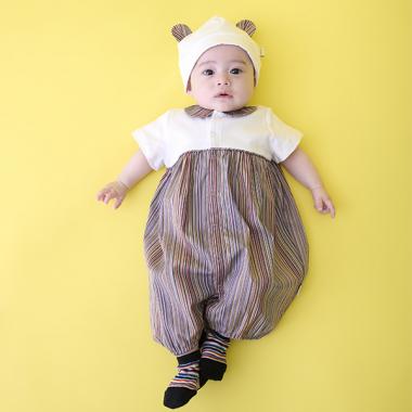 シグネチャーストライプ2WAYオール