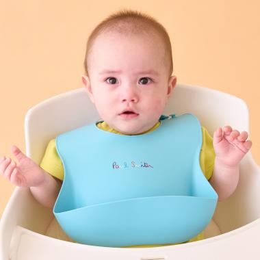 ロゴシリコンお食事スタイ