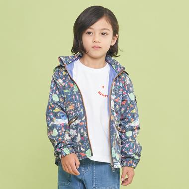 プリントブルゾン