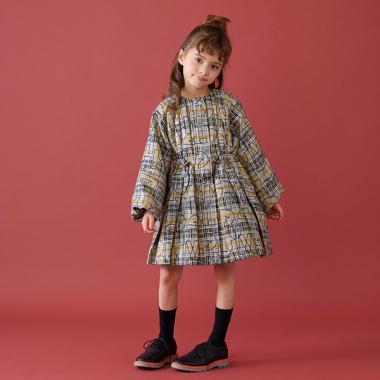 ジャガードチェック2WAYワンピース