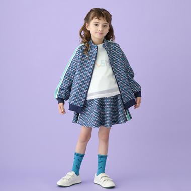 PS総柄インナーパンツつきスカート