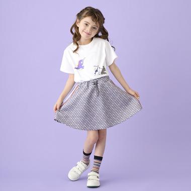 PS総柄インナーパンツつきスカート