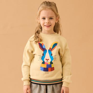 パターンラビット裏毛プルオーバー