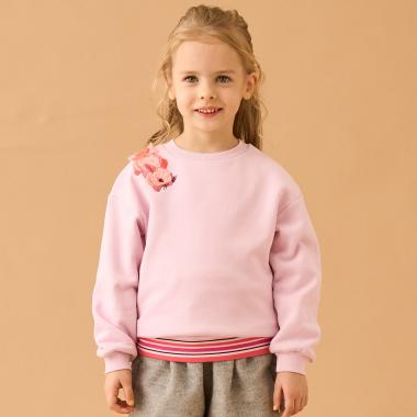 肩のりラビット裏毛プルオーバー