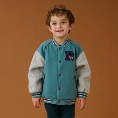 バイカラーワッペンスタジャン