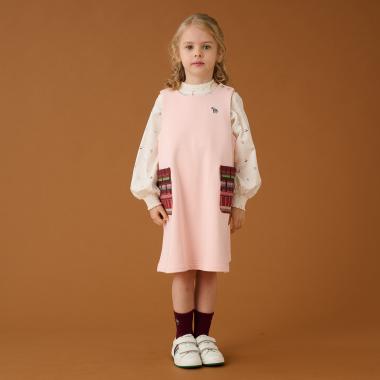 裏毛パッチポケットジャンスカ