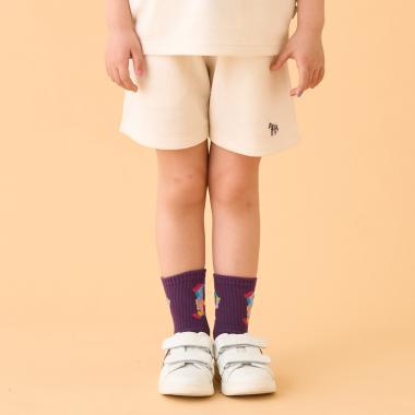 アーティストストライプリブショートパンツ