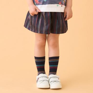 チェックジャカードタフタキュロット