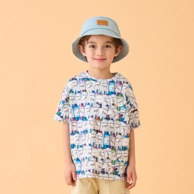 スプレー缶柄半袖Tシャツ