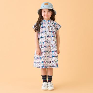 スプレー缶柄シャツワンピース