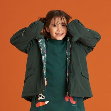 キッズ グローブつき中綿ブルゾン