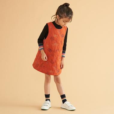 アニマル刺しゅうワンピース