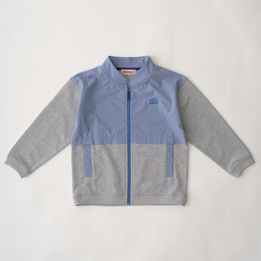 切替ジップブルゾン