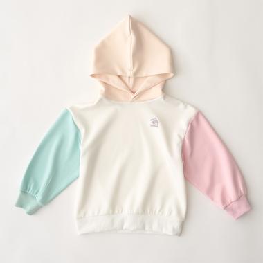 クレージー配色パーカー