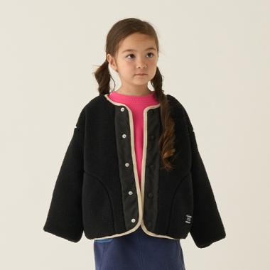 【静電防止】リバーシブルボアブルゾン