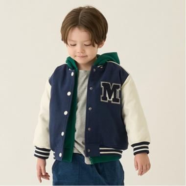 ショート丈スタジャン