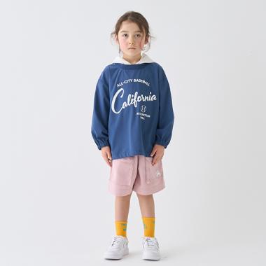 5分丈コットンライクカラーショーツ