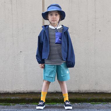 5分丈コットンライクカラーショーツ