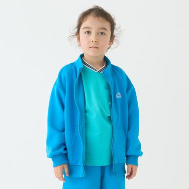 【撥水】ポンチZIPスタンドカラー