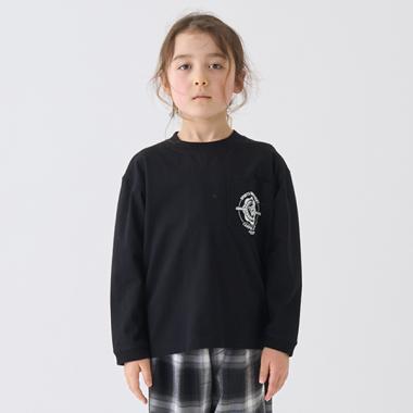 【防汚加工】天竺アソートプリントカレッジTシャツ