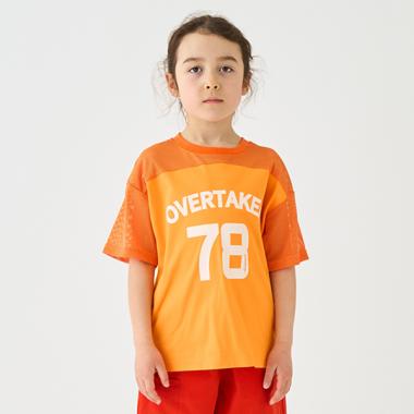 メッシュ切り替えTシャツ