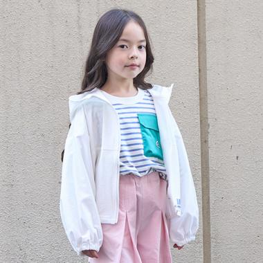 【ストレッチ】サッカー前あきパーカ