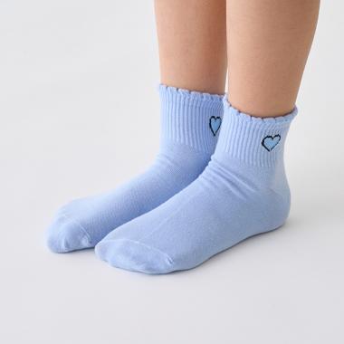 ハートワンポイントソックス