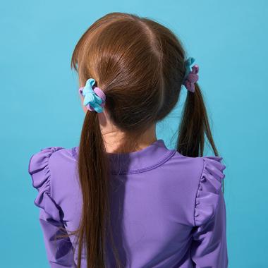 リボンヘアポニー(４個set)