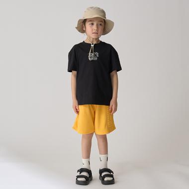 エンボス4分丈ハーフパンツ