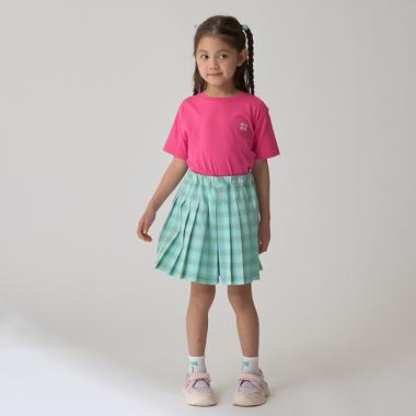 チェックプリーツキュロット