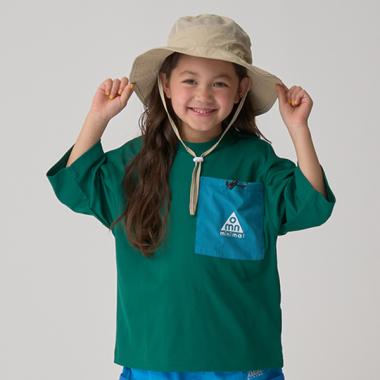 【吸水速乾】巾着ポケットTシャツ