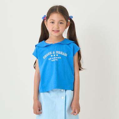 【防汚撥水】セーラーカラーTシャツ