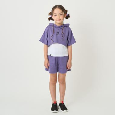 【吸水速乾】短丈パーカ＋タンクトップ＋パンツ３点set