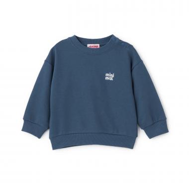 ワンポイント裏毛プルオーバー