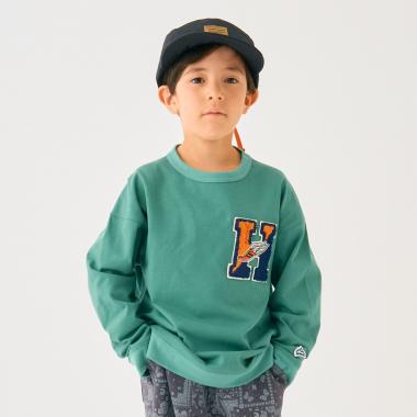 ヘビー天竺レタードロングＴシャツ